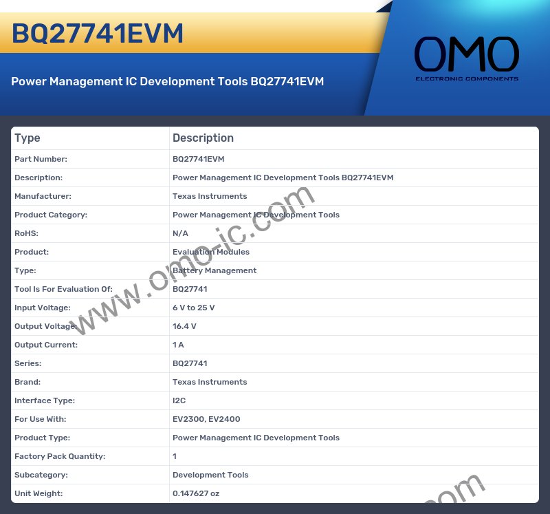 BQ27741EVM