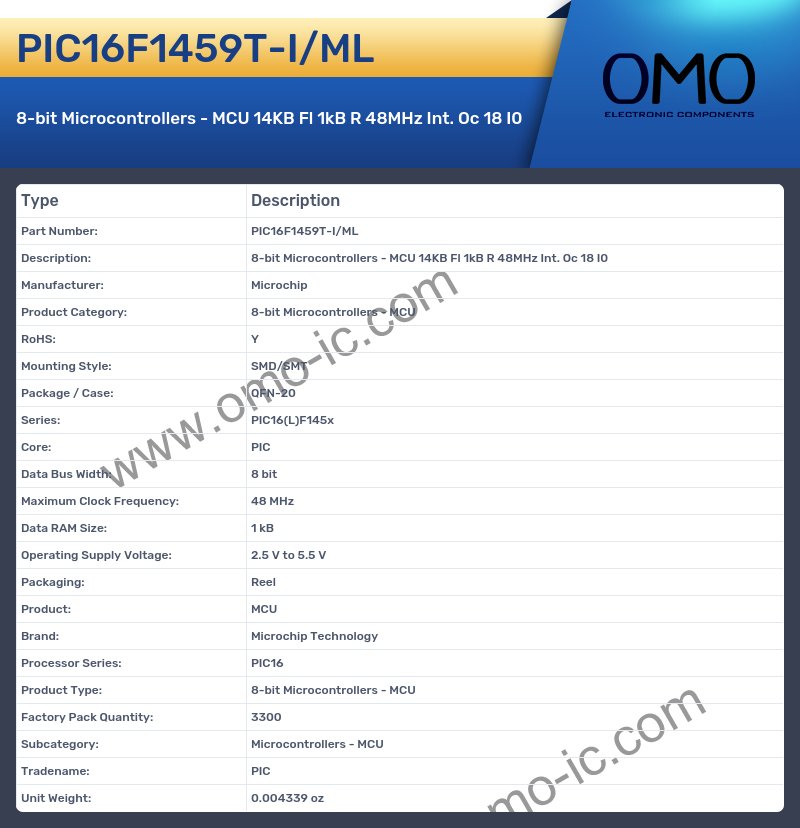 PIC16F1459T-I/ML