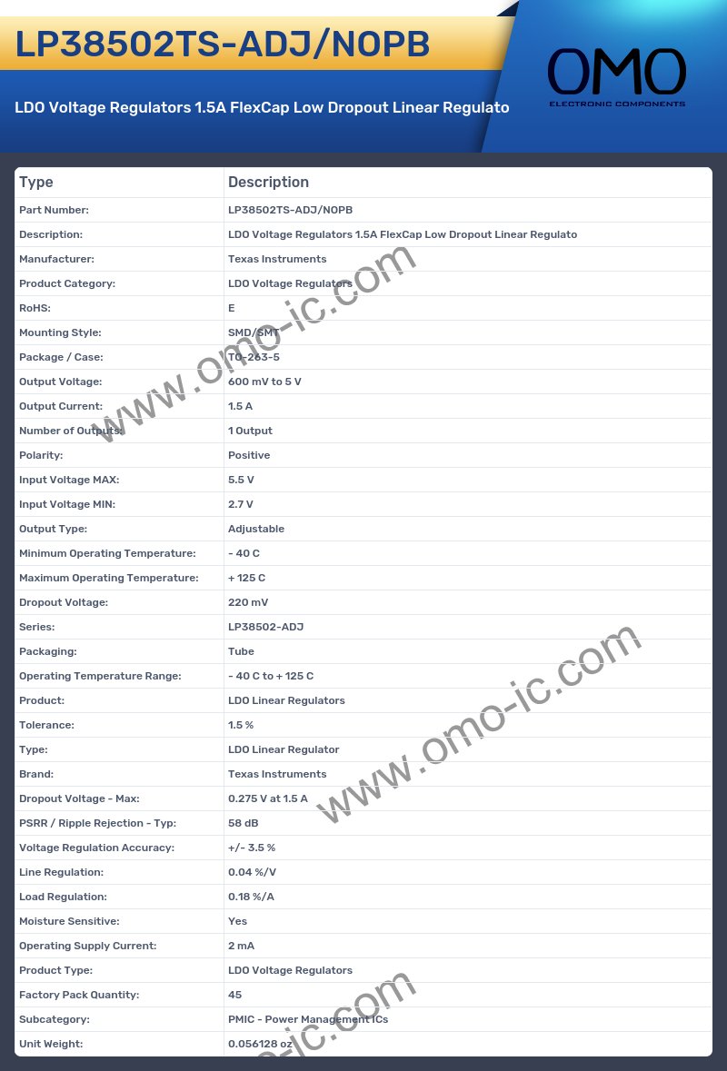LP38502TS-ADJ/NOPB