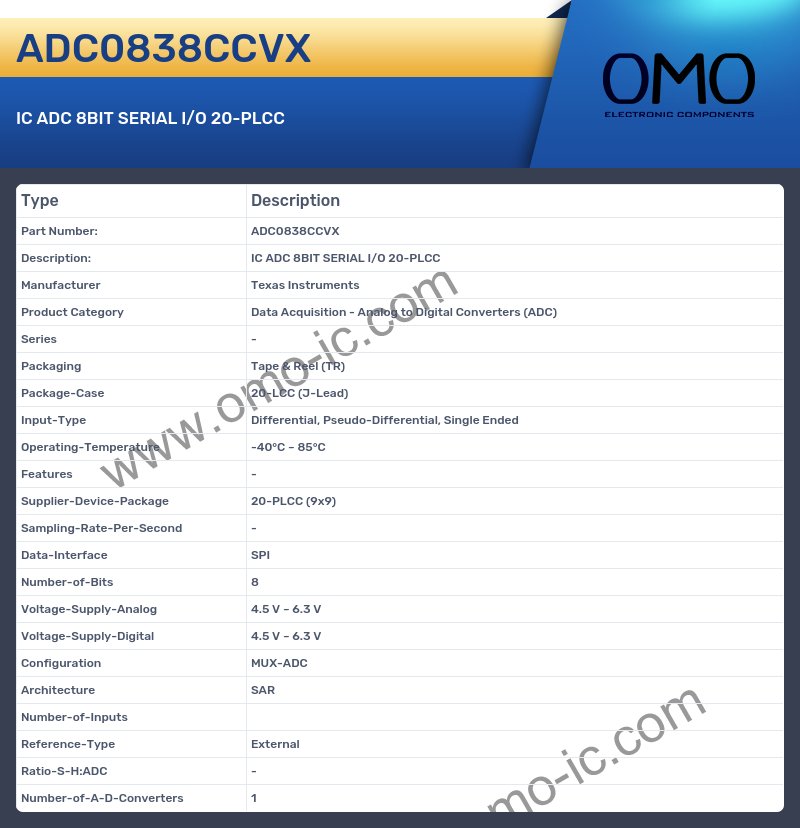ADC0838CCVX