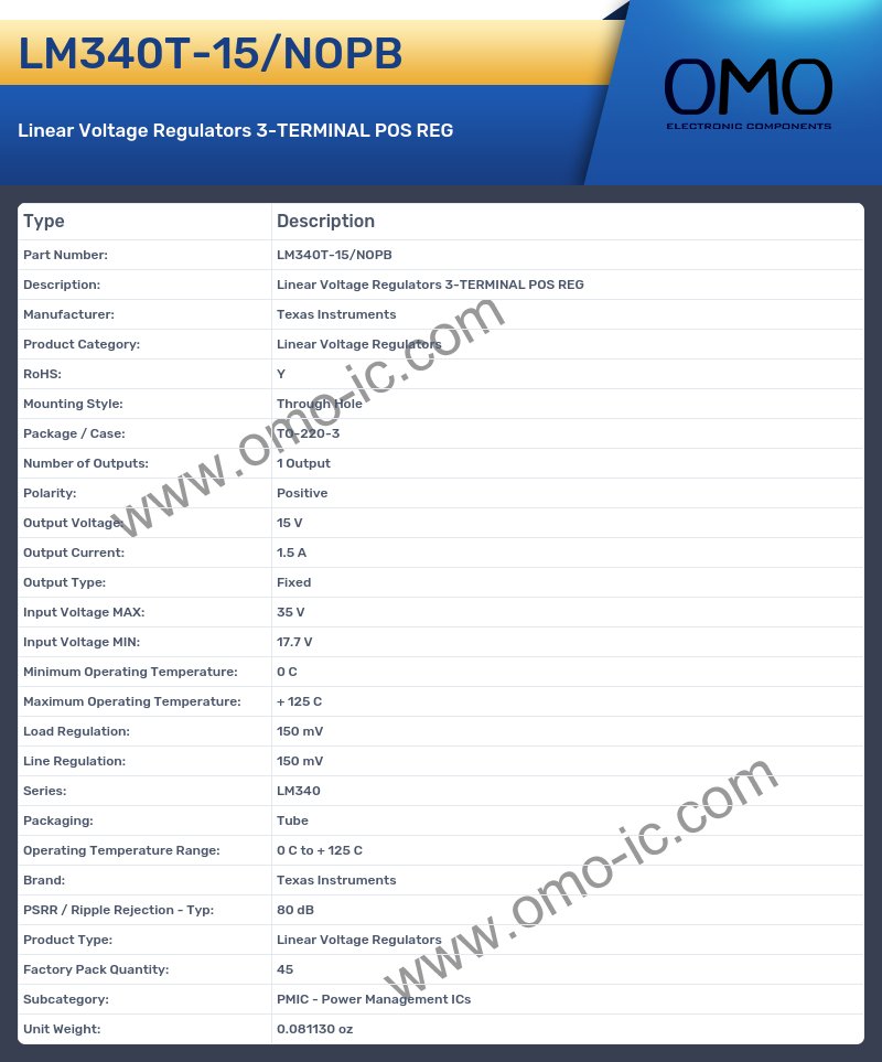 LM340T-15/NOPB
