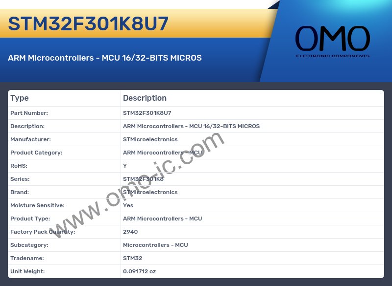 STM32F301K8U7