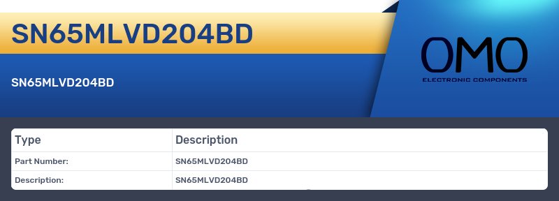 SN65MLVD204BD