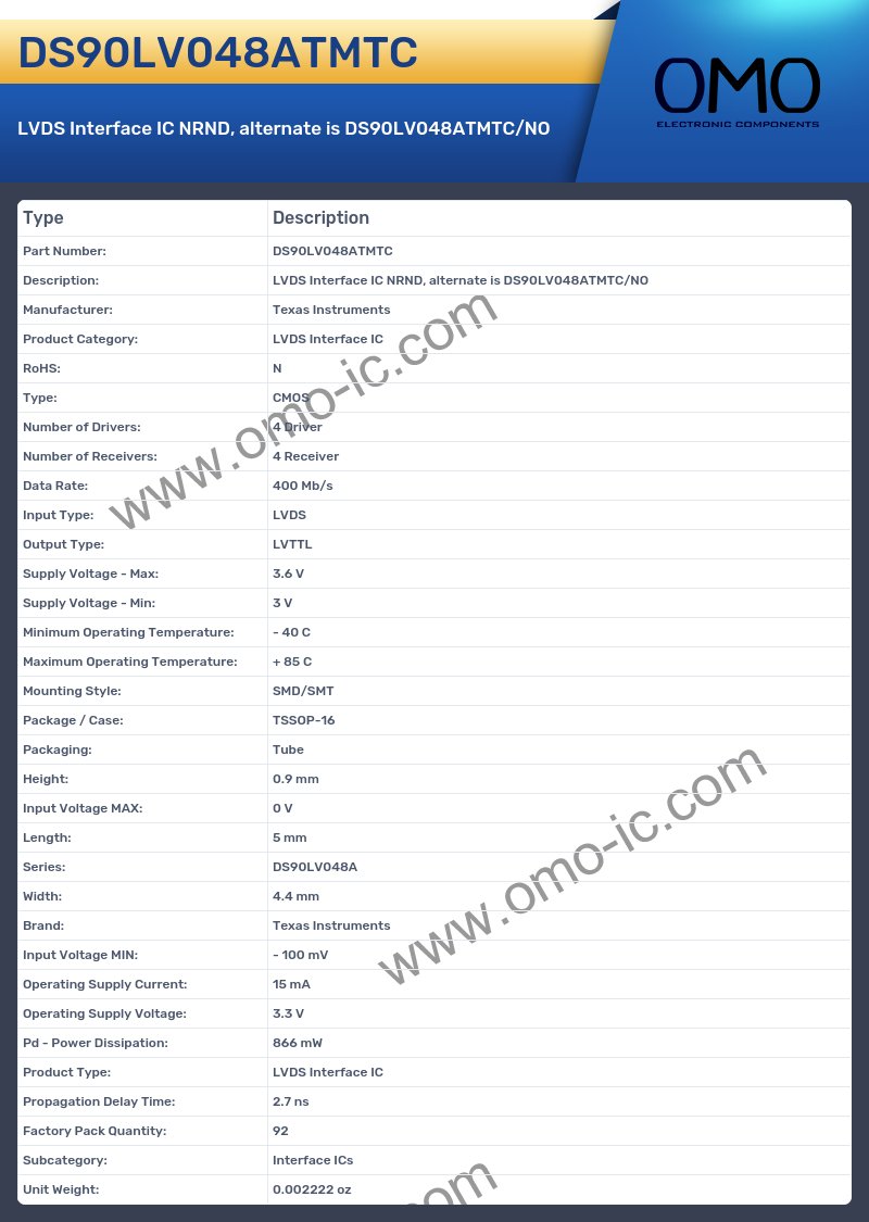 DS90LV048ATMTC
