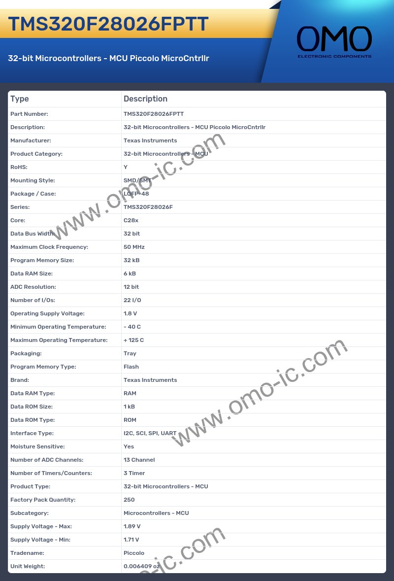 TMS320F28026FPTT