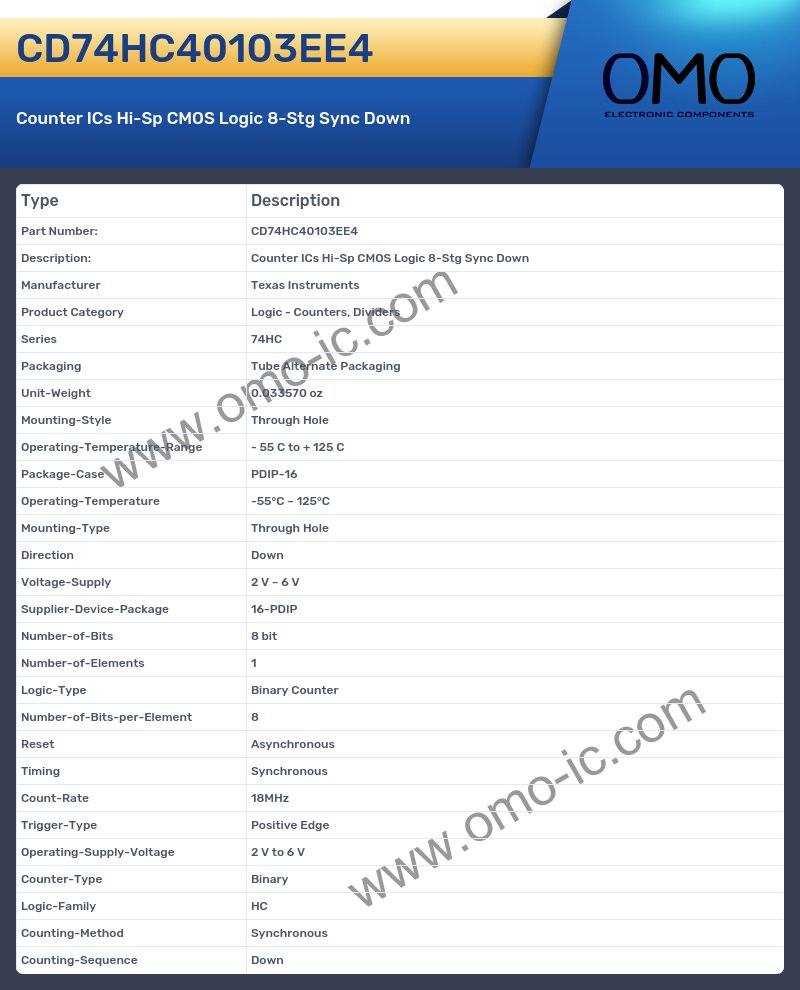 CD74HC40103EE4