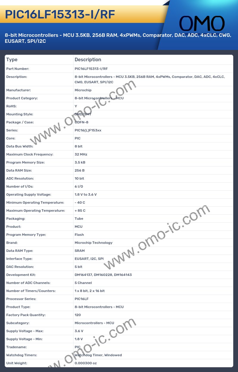 PIC16LF15313-I/RF