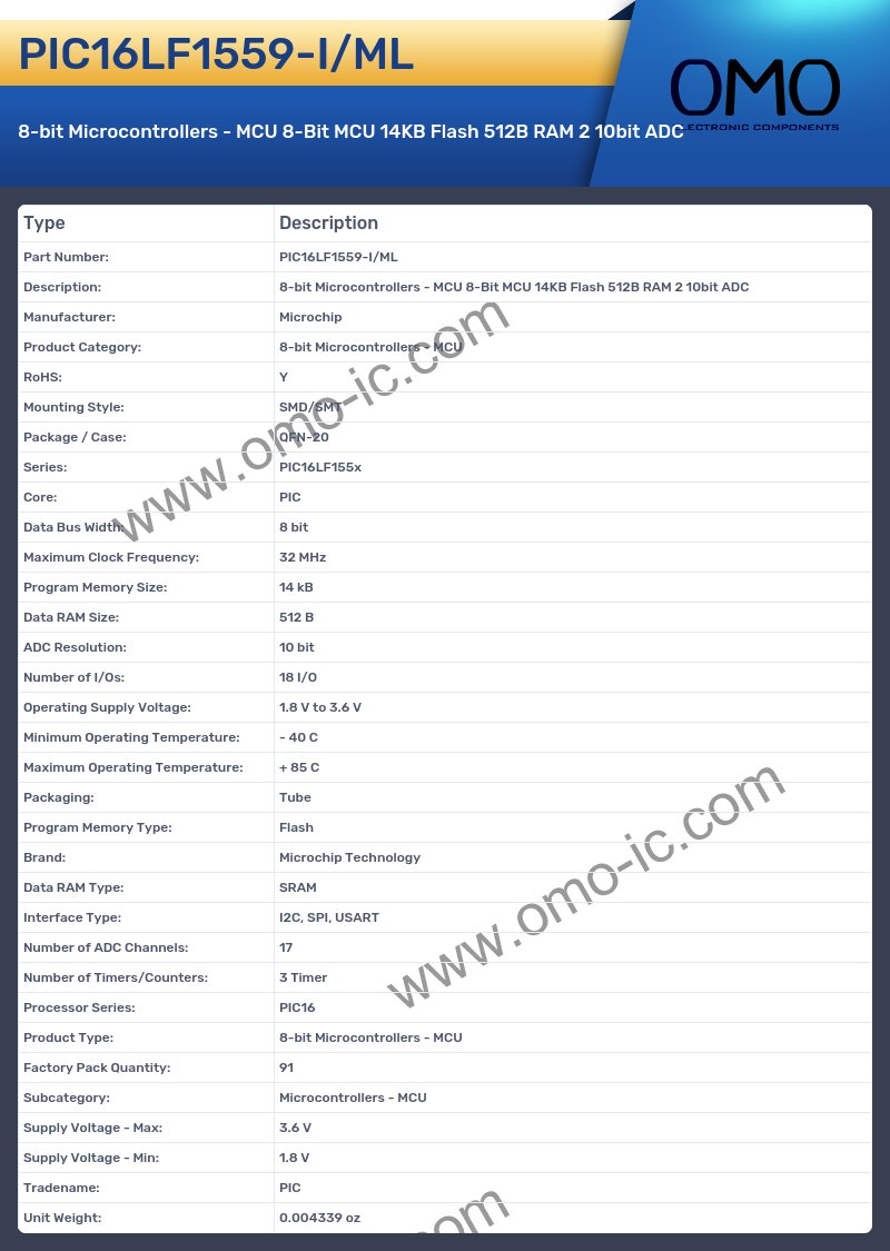 PIC16LF1559-I/ML