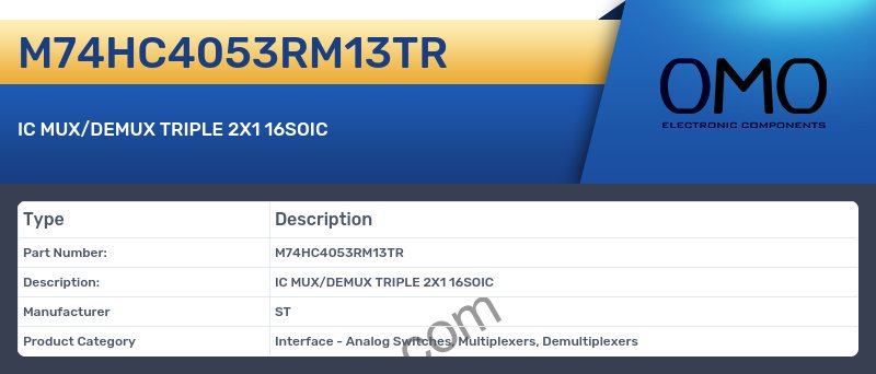 M74HC4053RM13TR