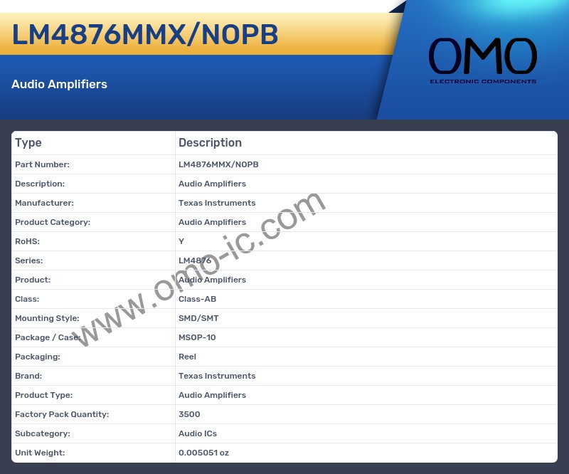 LM4876MMX/NOPB