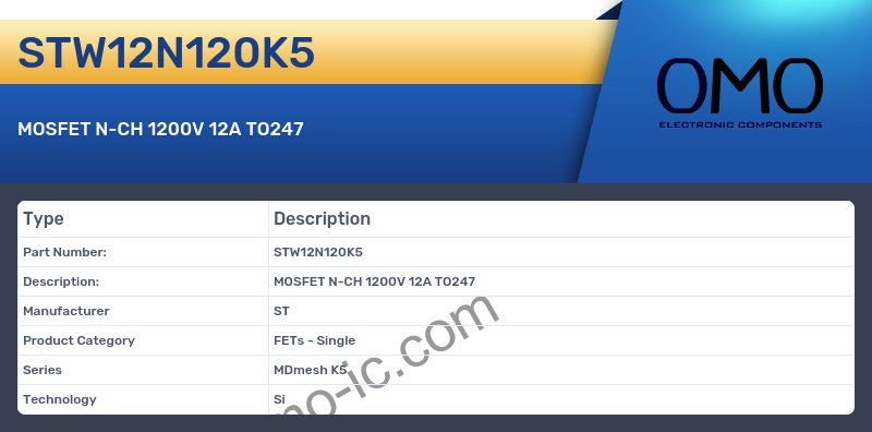 STW12N120K5