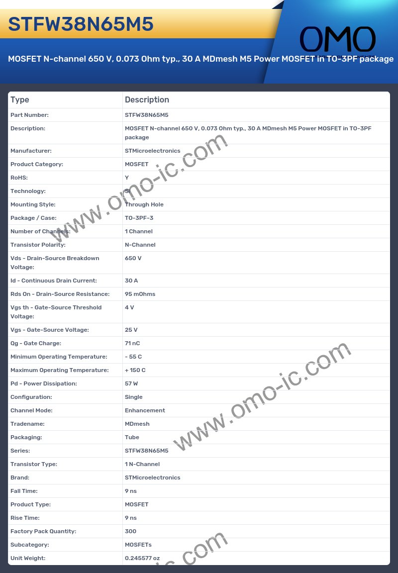STFW38N65M5