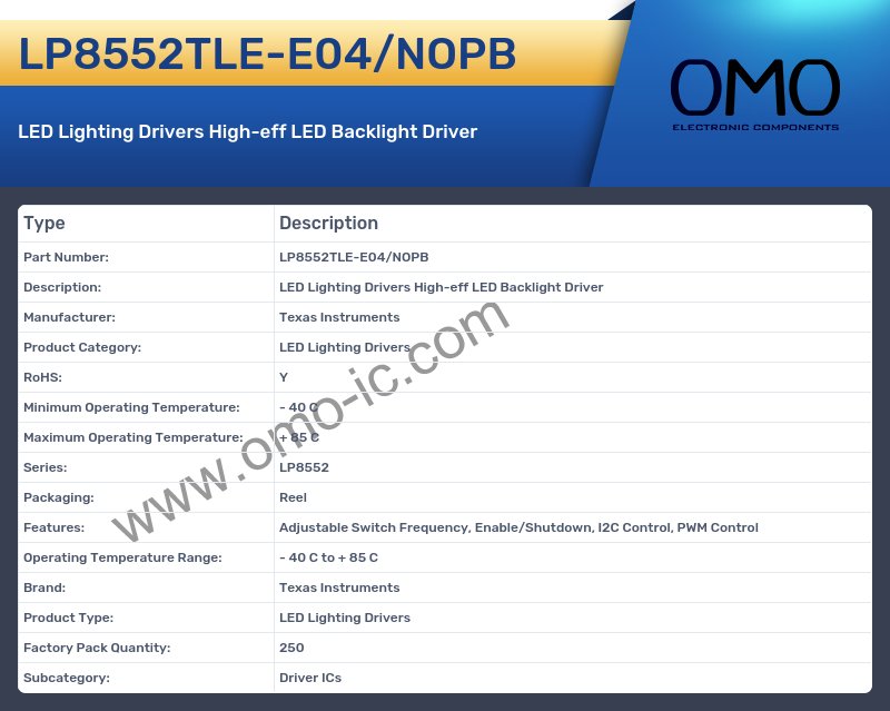 LP8552TLE-E04/NOPB