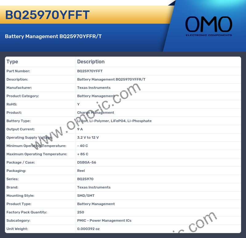 BQ25970YFFT