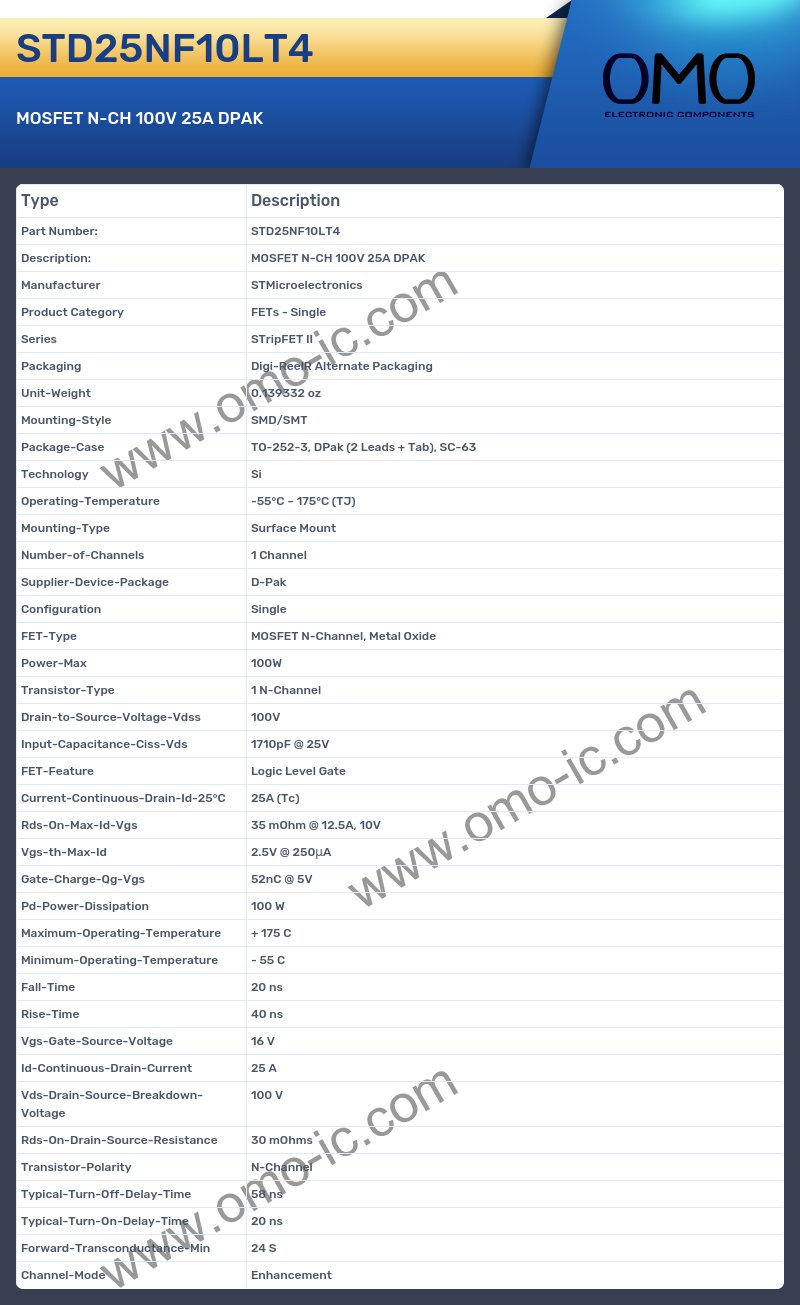 STD25NF10LT4