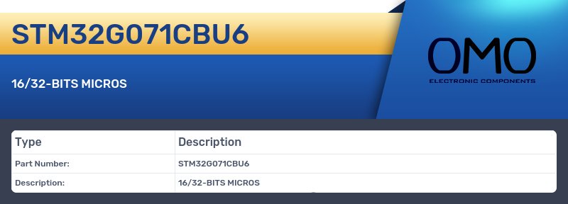 STM32G071CBU6