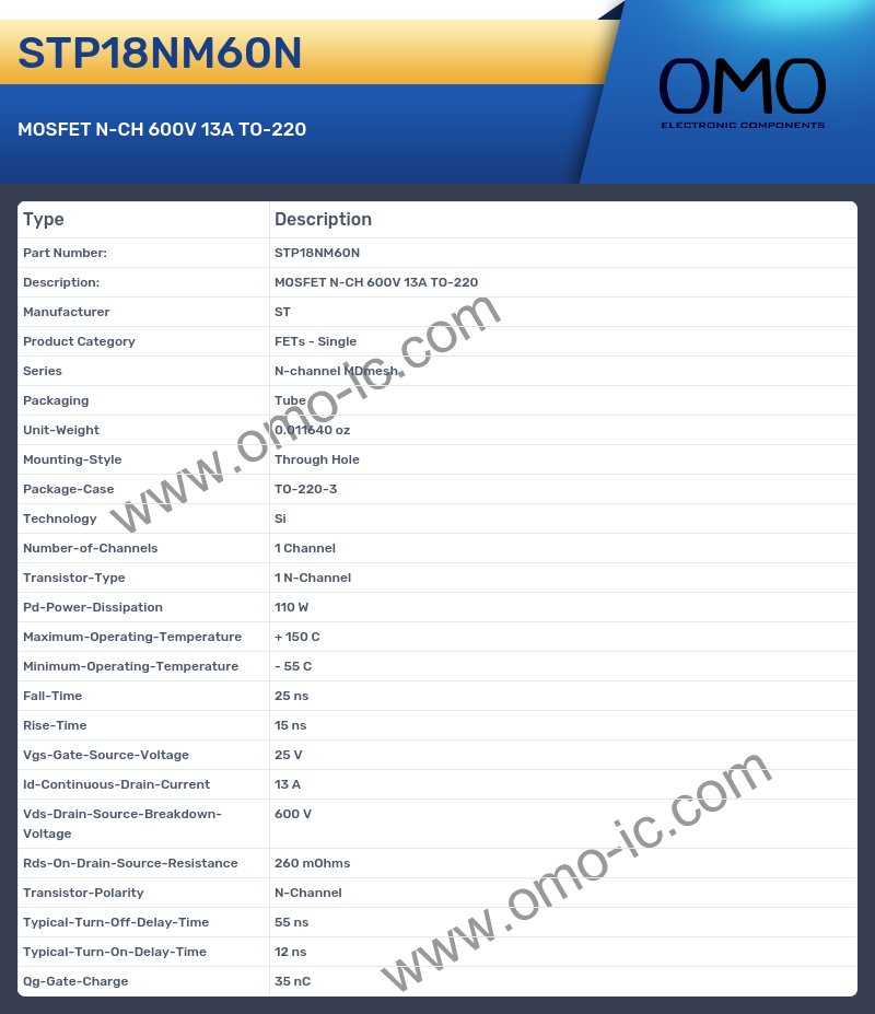 STP18NM60N