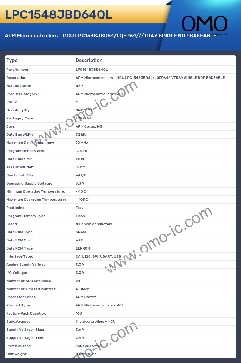 LPC1548JBD64QL