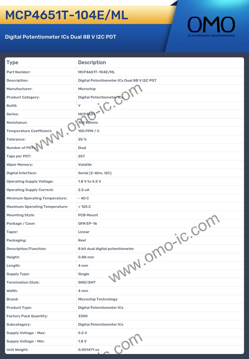 MCP4651T-104E/ML
