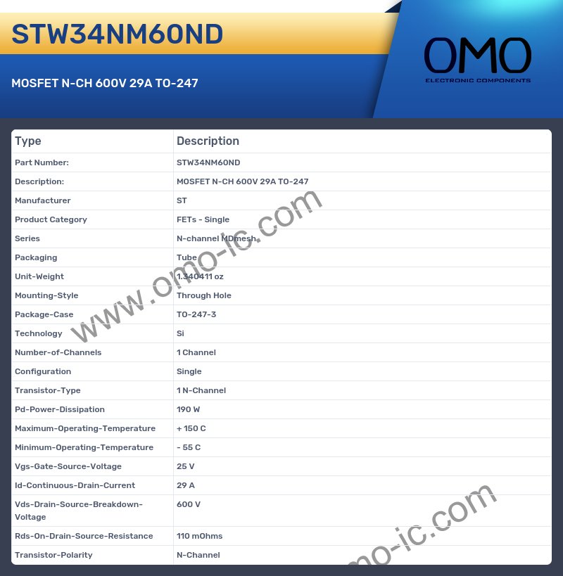 STW34NM60ND