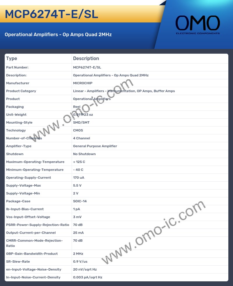 MCP6274T-E/SL