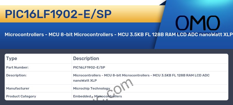 PIC16LF1902-E/SP