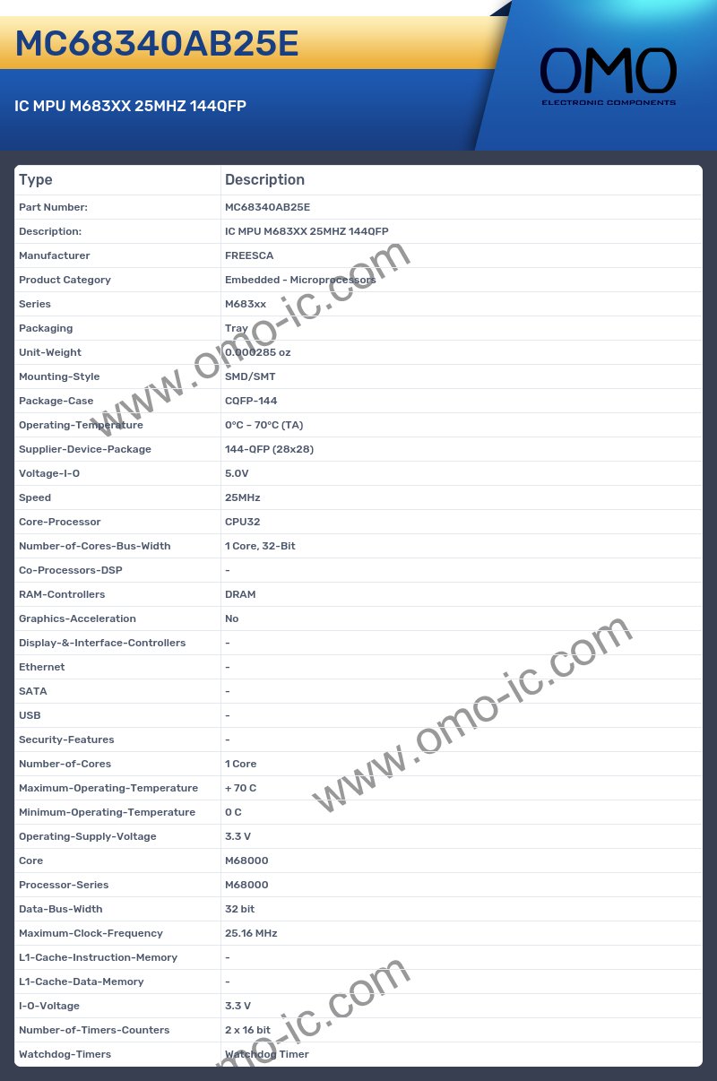 MC68340AB25E