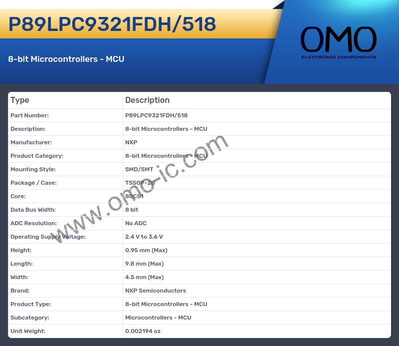 P89LPC9321FDH/518