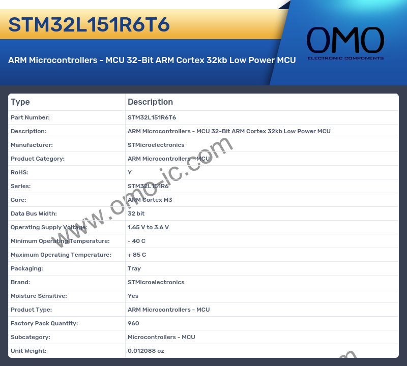 STM32L151R6T6
