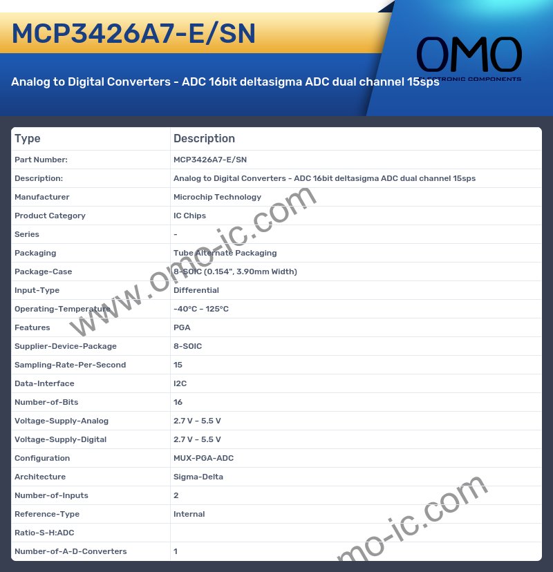 MCP3426A7-E/SN