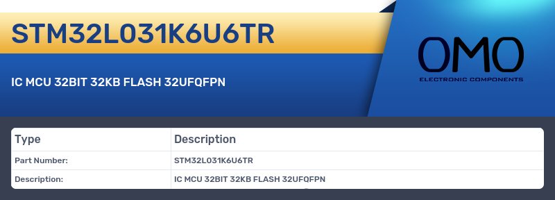STM32L031K6U6TR