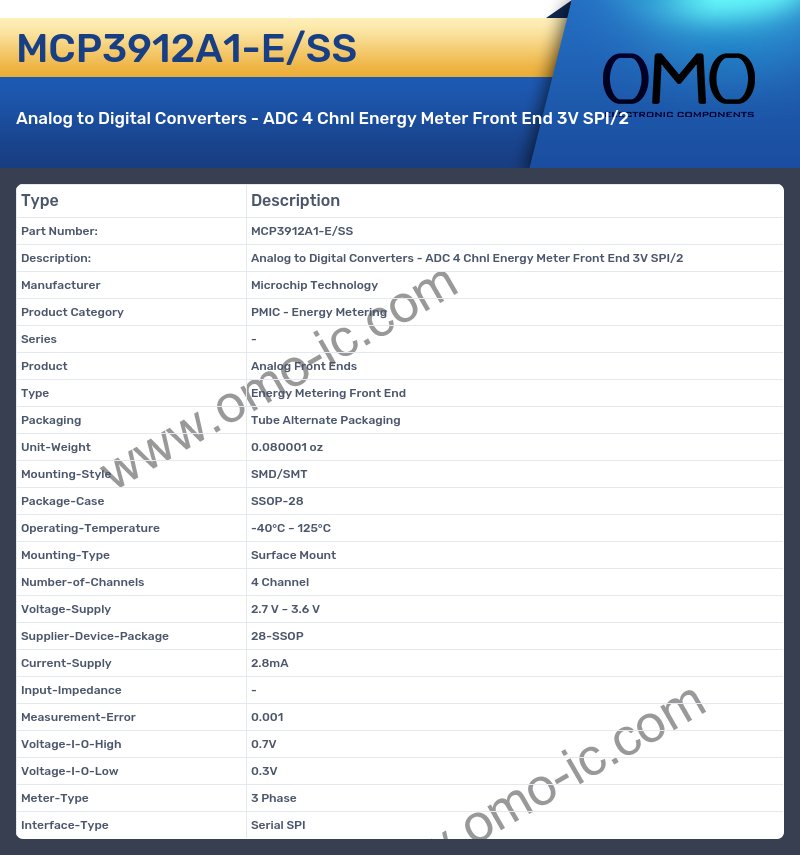 MCP3912A1-E/SS