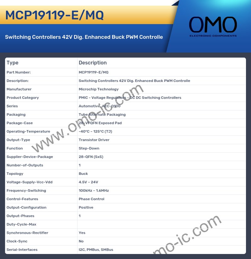 MCP19119-E/MQ