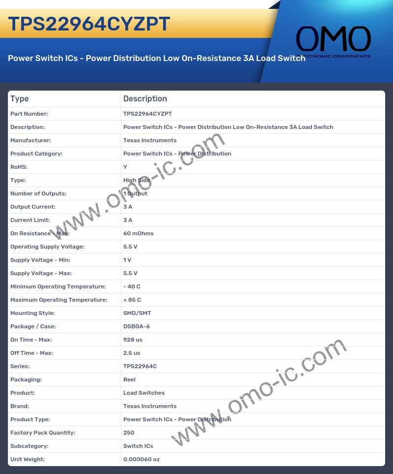 TPS22964CYZPT