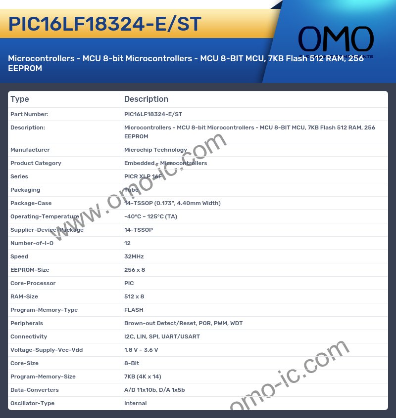 PIC16LF18324-E/ST