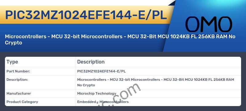 PIC32MZ1024EFE144-E/PL