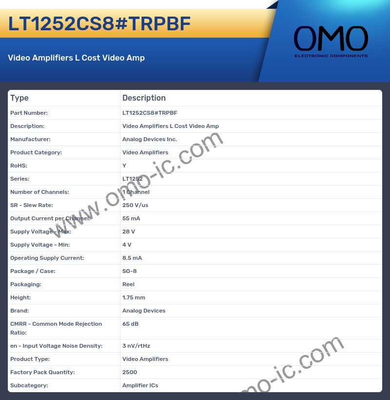 LT1252CS8#TRPBF