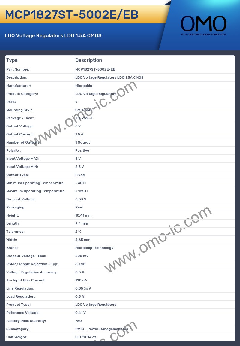 MCP1827ST-5002E/EB