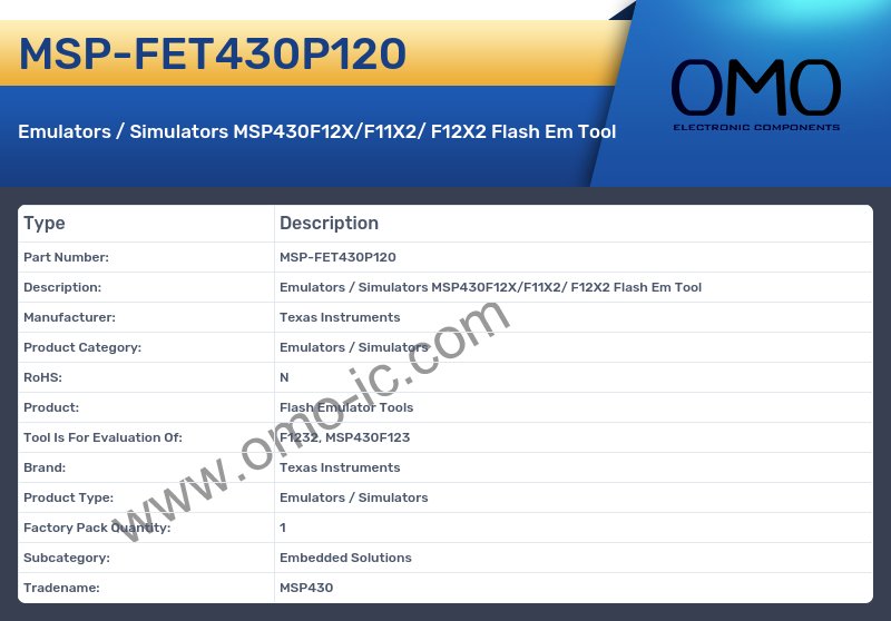 MSP-FET430P120