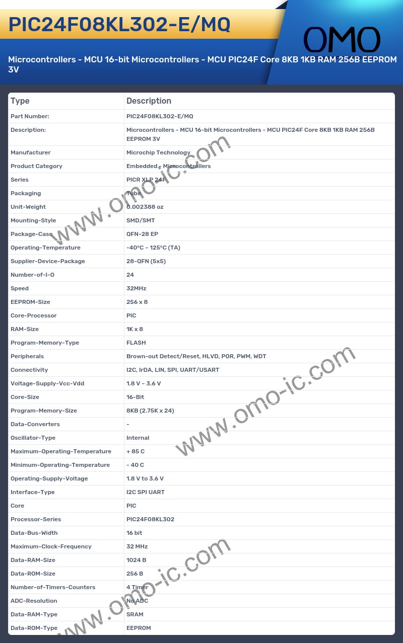 PIC24F08KL302-E/MQ