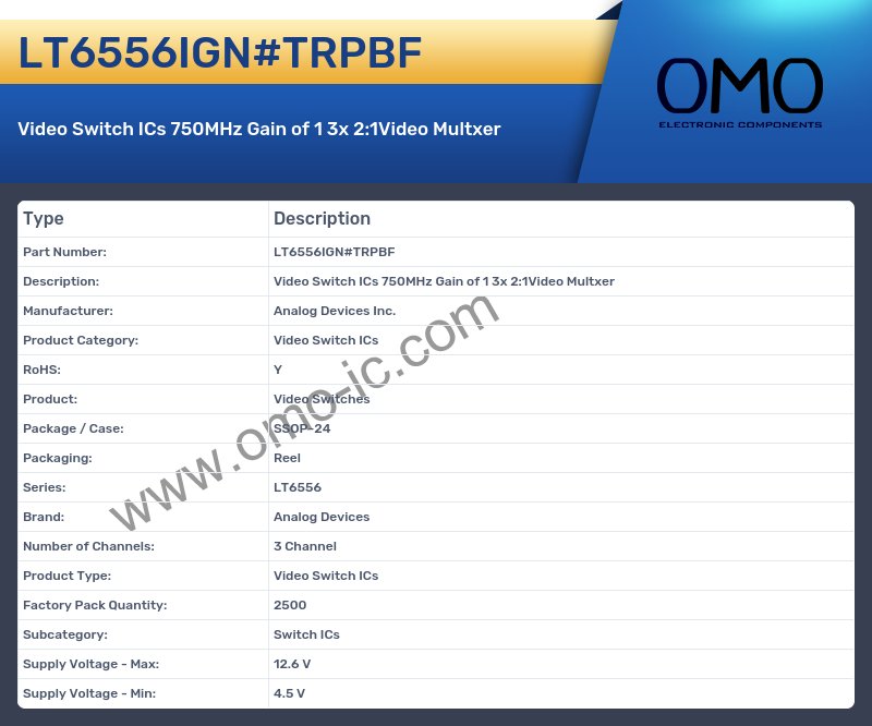 LT6556IGN#TRPBF