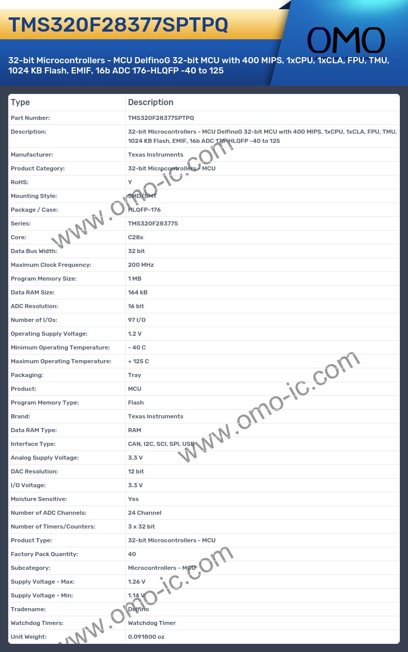 TMS320F28377SPTPQ
