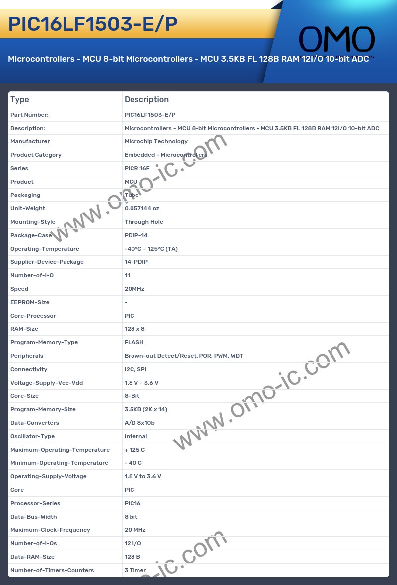 PIC16LF1503-E/P