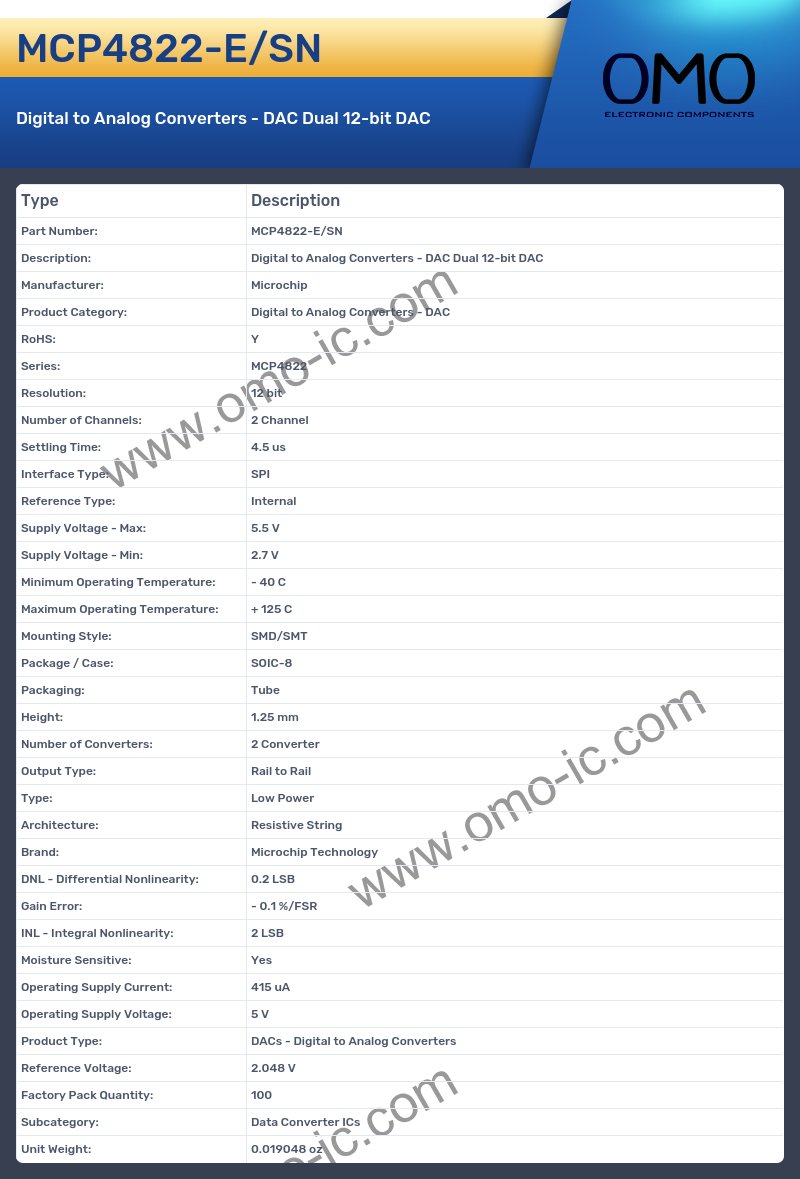 MCP4822-E/SN
