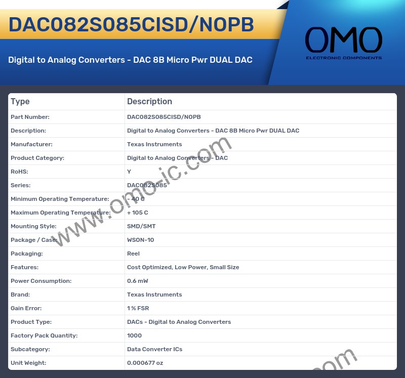 DAC082S085CISD/NOPB
