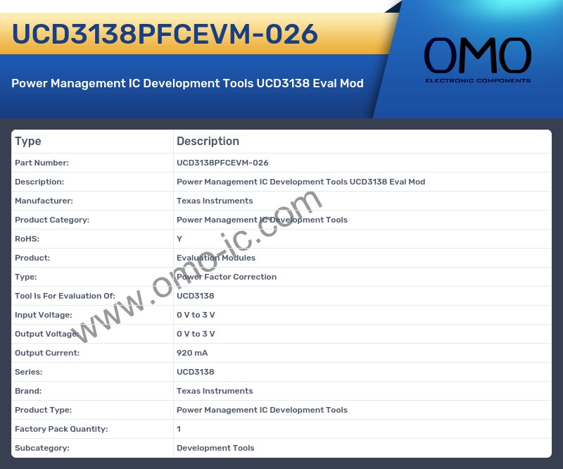 UCD3138PFCEVM-026