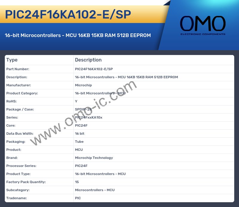 PIC24F16KA102-E/SP