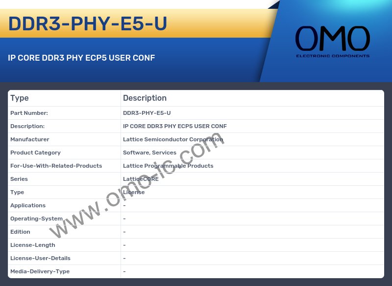 DDR3-PHY-E5-U