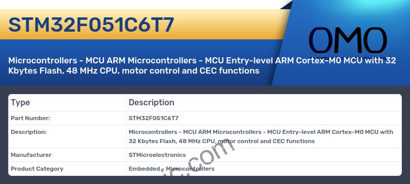 STM32F051C6T7