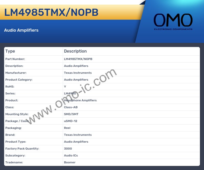 LM4985TMX/NOPB